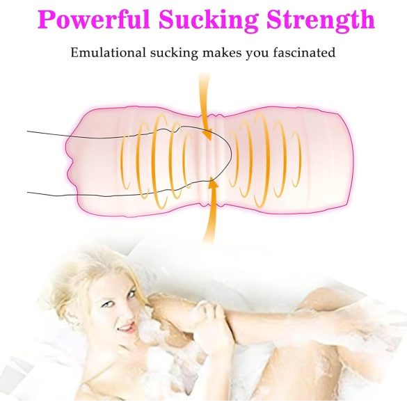 Tracy's Dog - masturbator mannen - realistisch mond met tanden - huidkleur