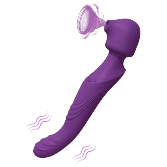 Tracy's Dog - wand vibrator - pulserend massage - siliconen - paars