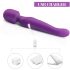 Tracy's Dog - wand vibrator - pulserend massage - siliconen - paars