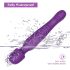 Tracy's Dog - wand vibrator - pulserend massage - siliconen - paars