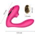 Tracy's Dog 2 - luchtdruk vibrator 2-in-1 - pink