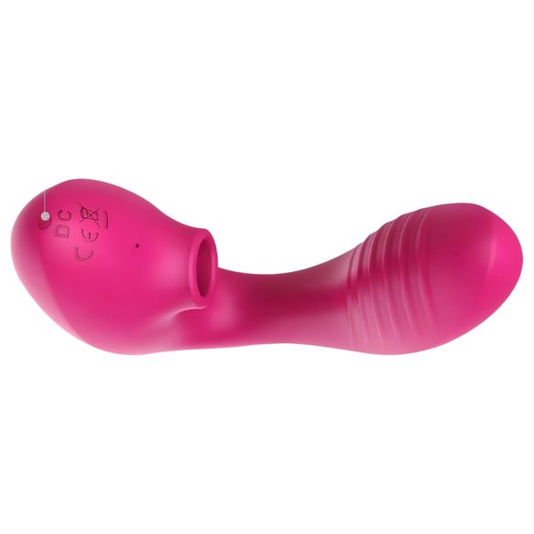 Tracy's Dog 2 - luchtdruk vibrator 2-in-1 - pink