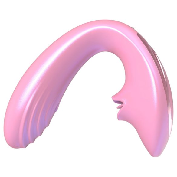 Tracy's Dog OG Lick - G-spot vibrator en clitoris stimulator - siliconen - roze