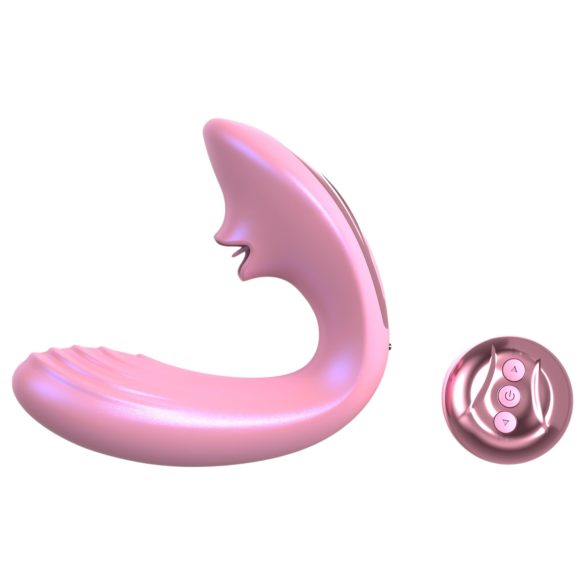 Tracy's Dog OG Lick - G-spot vibrator en clitoris stimulator - siliconen - roze