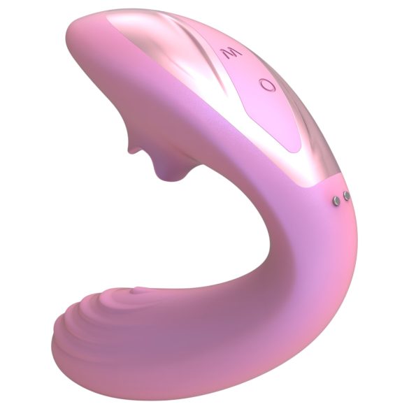 Tracy's Dog OG Lick - G-spot vibrator en clitoris stimulator - siliconen - roze
