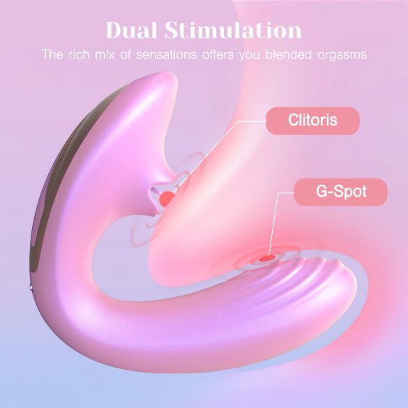 Tracy's Dog OG Lick - G-spot vibrator en clitoris stimulator - siliconen - roze