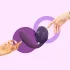 Tracy's Dog OG 3 - luchtdruk vibrator met G-spot stimulatie - paars