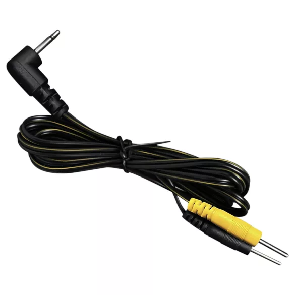 DG-LAB - elektrode­kabel van 2,5 mm jack naar 2 mm pinnen (zwart)