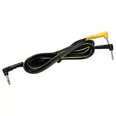 DG-LAB - elektrode­kabel met haakse 2 mm‑pinnen (zwart)