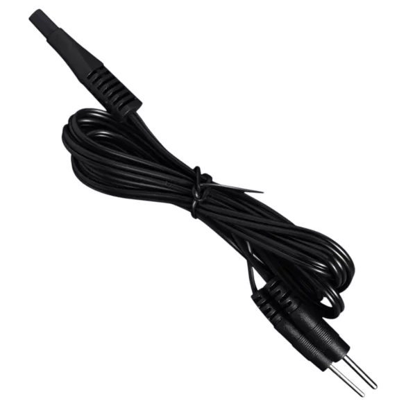 DG-LAB - 2 mm elektrode verleng- en splitkabel (zwart)