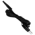 DG-LAB - 2 mm elektrode verleng- en splitkabel (zwart)
