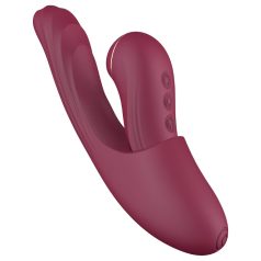 Vibeconnect - 2-in-1 G-spot en clitoris vibrator - rood