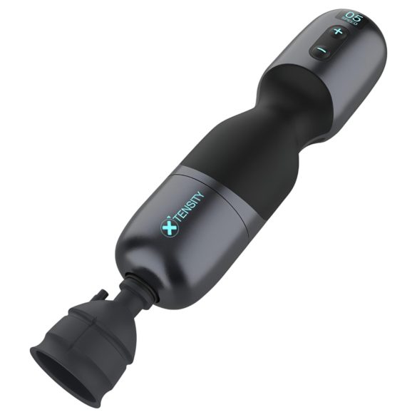 Xtensity 1 - masturbator met vacuüm en pulserende functie - zwart