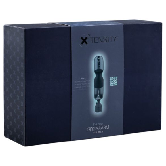 Xtensity 1 - masturbator met vacuüm en pulserende functie - zwart