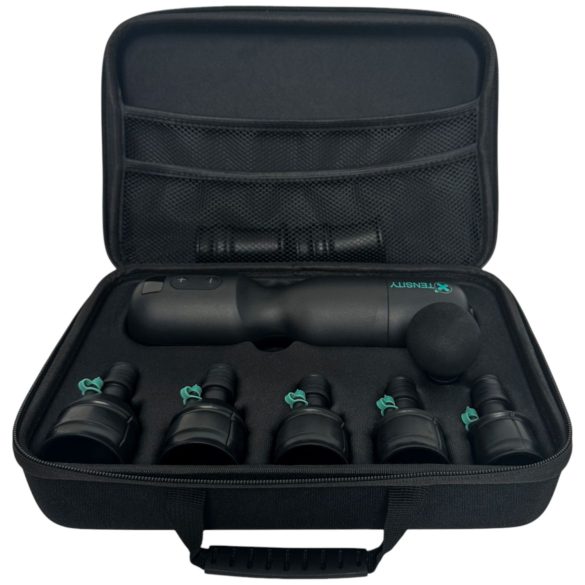 Xtensity 1 - masturbator met vacuüm en pulserende functie - zwart