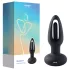 Honey Play Box Snuggy - anaal vibrator met tong - siliconen zwart