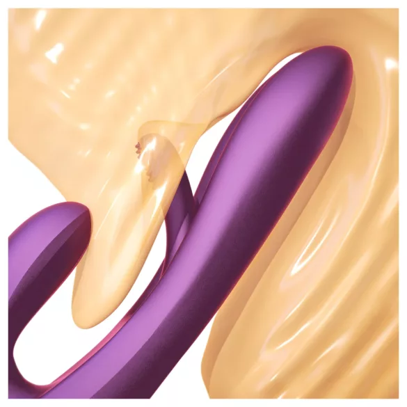 Honey Play Box Terri - vibrator met tong en clitorisstimulator - paars