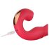 Honey Play Box Joi Thrust 2 - vibrator met thrustfunctie en likbeweging - rood