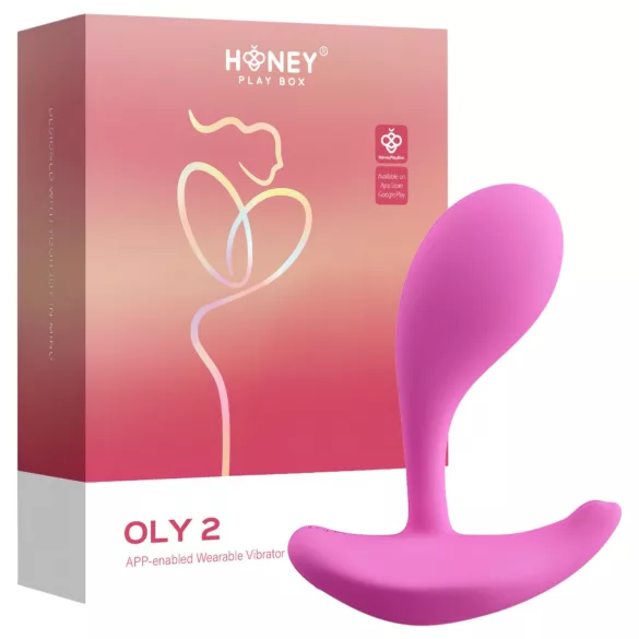 Honey Play Box Oly 2 - vibrator voor G-spot en clitoris - siliconen - roze