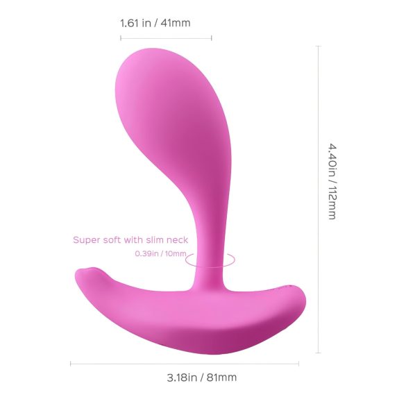 Honey Play Box Oly 2 - vibrator voor G-spot en clitoris - siliconen - roze