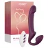Honey Play Box Bliss - strap-on vibrator met roterende kralen - paars
