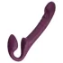 Honey Play Box Bliss - strap-on vibrator met roterende kralen - paars
