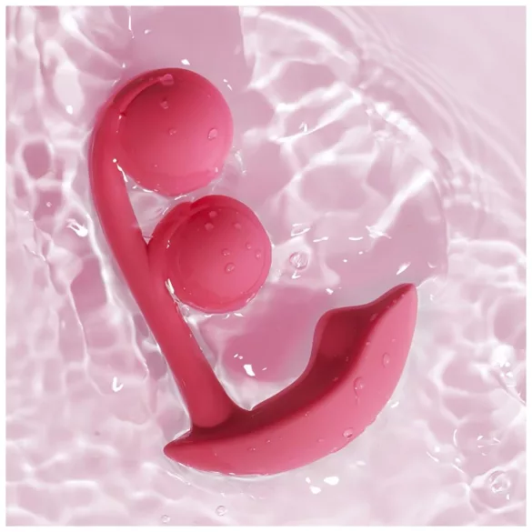 Honey Play Box Melody - vibrator met kralen en app - rood