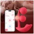 Honey Play Box Melody - vibrator met kralen en app - rood