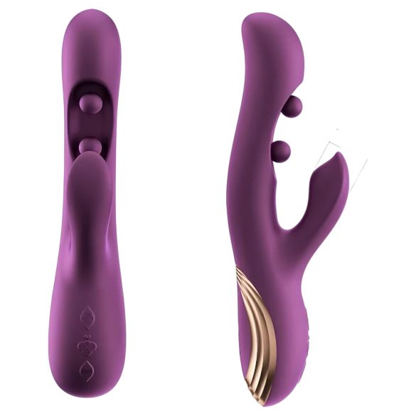 Honey Play Box Gem - G-spot en clitoris vibrator met slimme kralen - paars