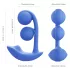 Honey Play Box Melody - vibrator met kralen en app - 2in1 - blauw