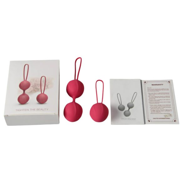 Cotoxo Cherry - Geisha balletjes set - 2-delig - Rood