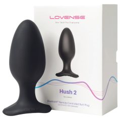 LOVENSE Hush 2 L - oplaadbare anale vibrator (57mm) - zwart