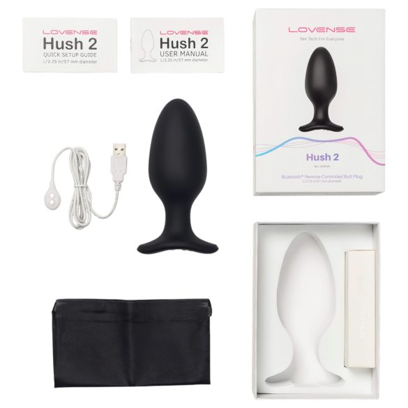 Lovense - anale vibrator met accu - klein formaat 57mm - zwart