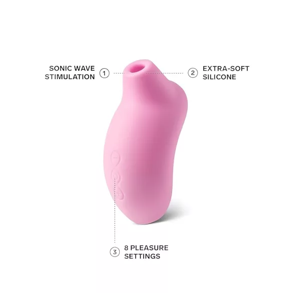 LELO Sona - clitorisstimulator met geluidsgolven - siliconen - roze