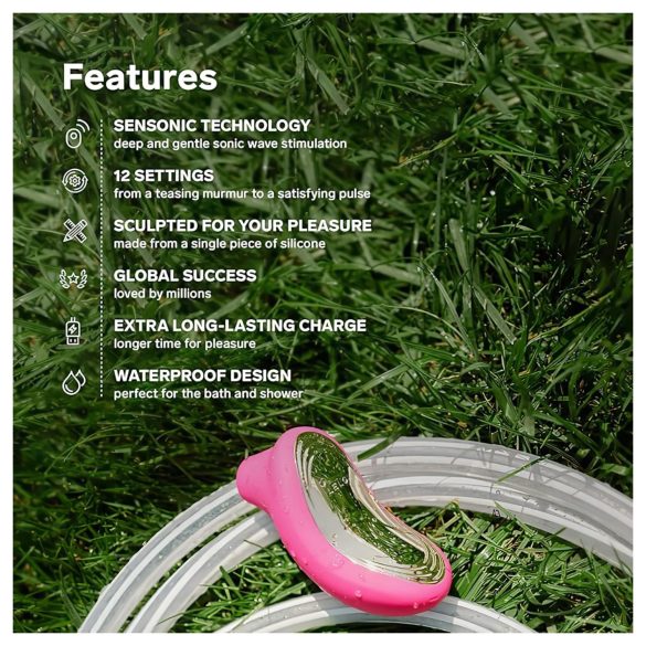 LELO Sona 2 - clitorisstimulator met geluidsgolven - rood