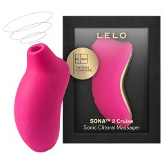   LELO Sona 2 Cruise - clitorisstimulator met geluidsgolven - rood