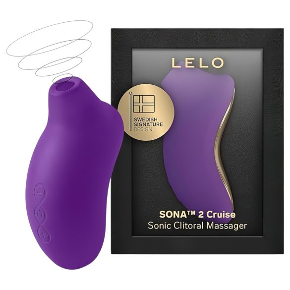 LELO Sona 2 Cruise - clitorisstimulator met geluidsgolven - paars