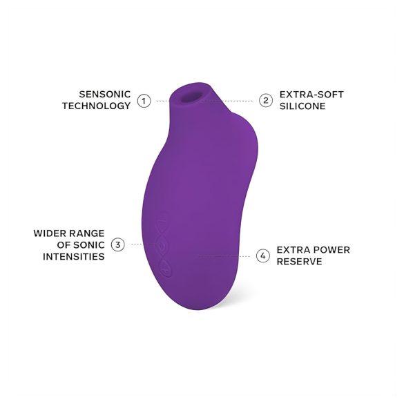 LELO Sona 2 Cruise - clitorisstimulator met geluidsgolven - paars