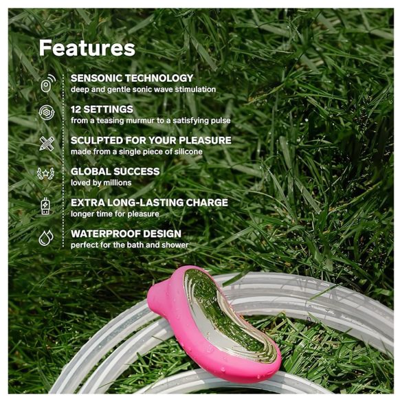 LELO Sona 2 - clitorisstimulator met sonic waves - zwart