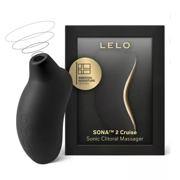 LELO Sona 2 Cruise - clitorisstimulator met geluidsgolven - zwart