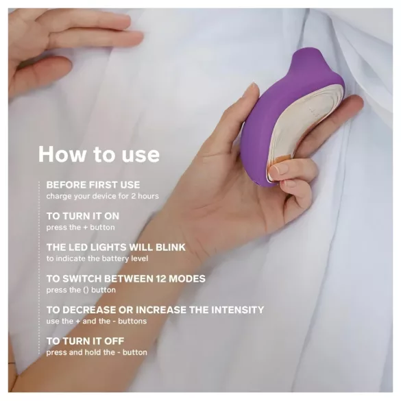 LELO Sona 2 Cruise - clitorisstimulator met geluidsgolven - zwart