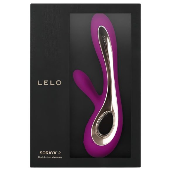 LELO Soraya 2 - vibrator met clitorisstimulator - waterdicht - paars