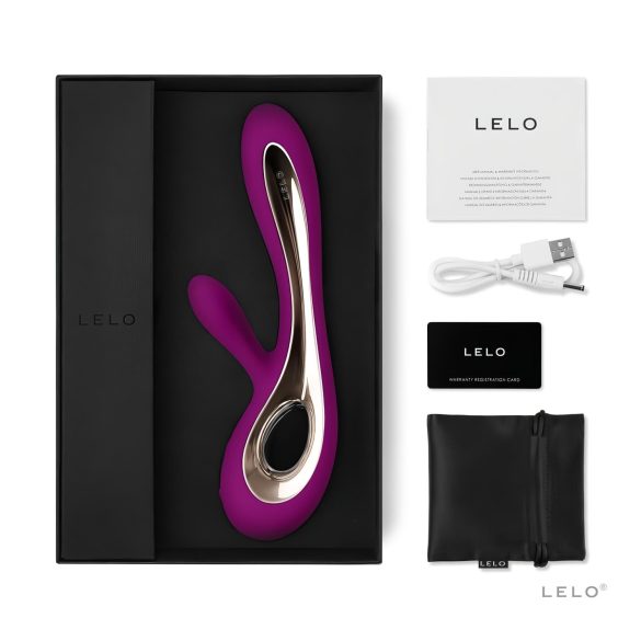LELO Soraya 2 - vibrator met clitorisstimulator - waterdicht - paars