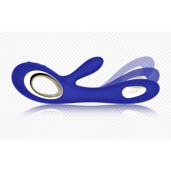LELO Soraya Wave - vibrator met clitorisstimulator en beweegbare kop - blauw
