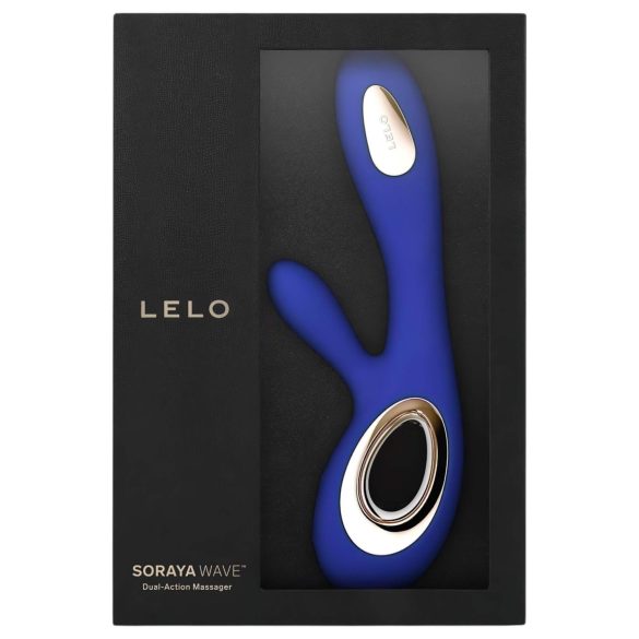 LELO Soraya Wave - vibrator met clitorisstimulator en beweegbare kop - blauw