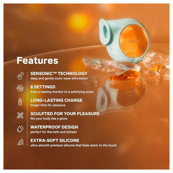 LELO Sila - clitorisstimulator met geluidsgolven - waterdicht silicone - paars