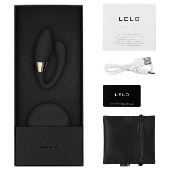 LELO Tiani Duo - couple vibrator - siliconen - zwart