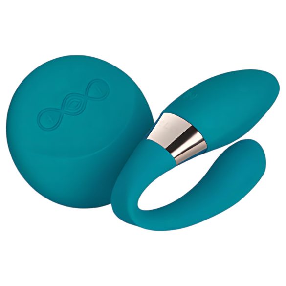 LELO Tiani Duo - siliconen koppel vibrator (blauw)