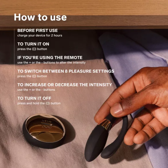 LELO Tiani Duo - vibrerend duo-ei voor koppels - siliconen - blauw