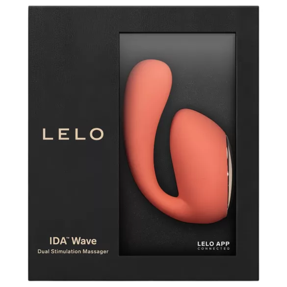 LELO Ida Wave - App-gestuurde tril- en roterende vibrator (koraal)
